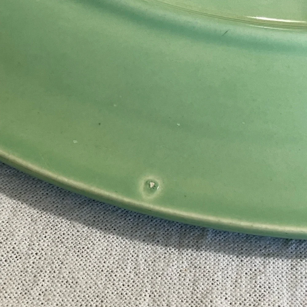 Vintage Camwood Ivory Universal Cambridge Pottery Plate